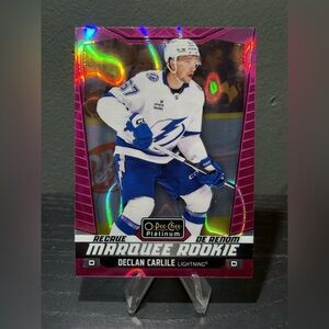 #255 Declan Carlile 2024-25 O-Pee-Chee Platinum - Pink Magma